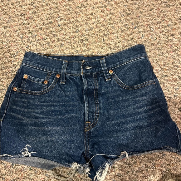 Levi’s High Waisted 501 Shorts - Picture 1 of 3